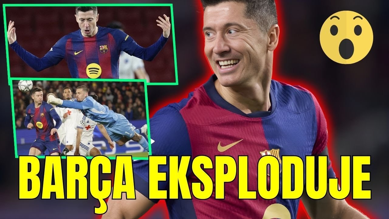 Lewandowski odwrócił losy spotkania. Kanonada na Camp Nou. Tak bawi się "Barca"