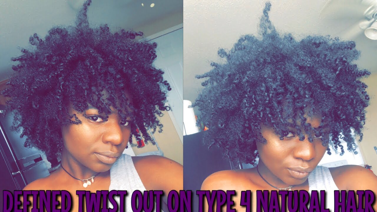 DEFINED TWIST OUT/ MINI TWIST ON TYPE 4 NATURAL HAIR