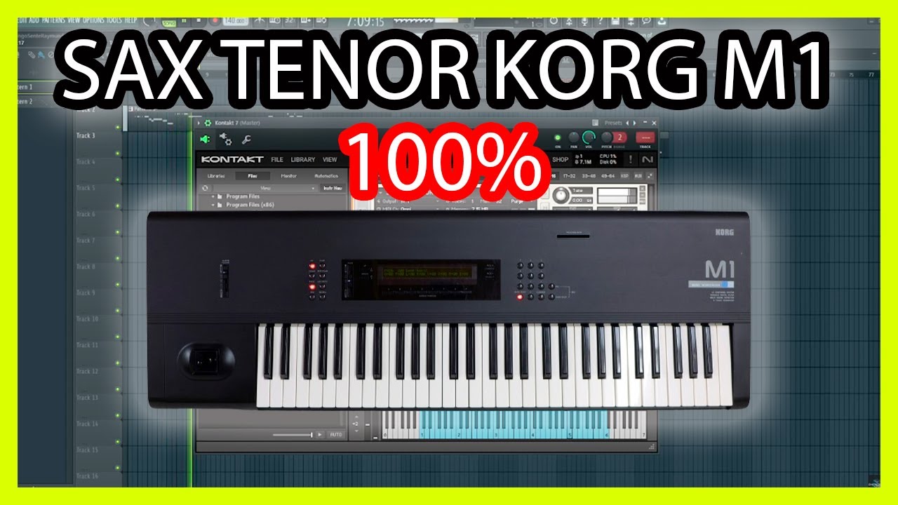🚀 SAXO TENOR KORG M1 Samples Gratis Para Kontakt 6 nki