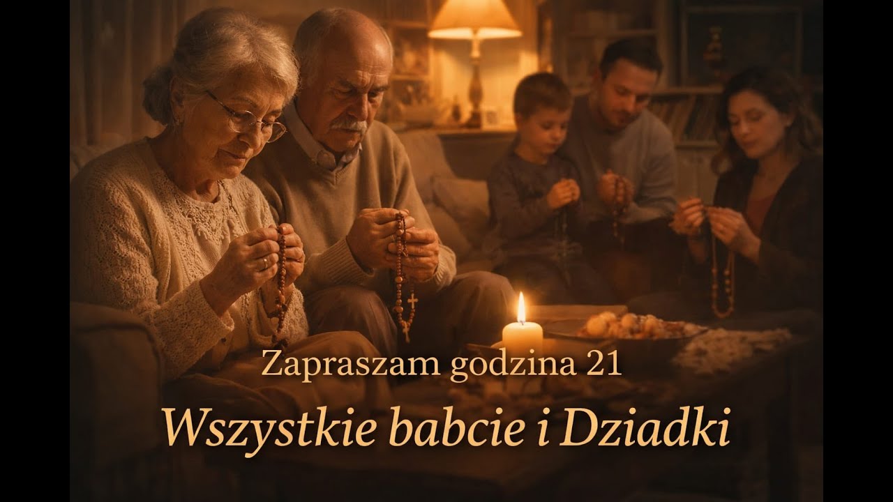 Live z Grzegorzem dziś  modlimy sie rózaniec 21.00