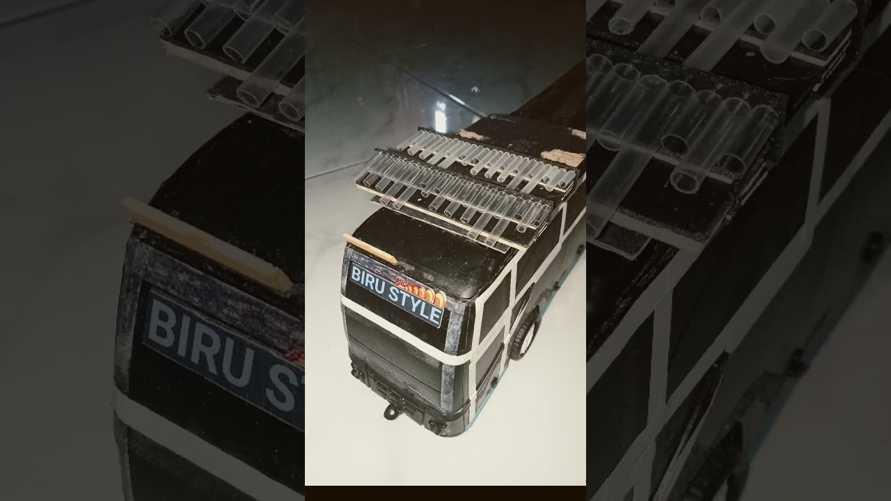 cinematic miniatur bus Basuri corong atas sedotan DJ terbarucandu