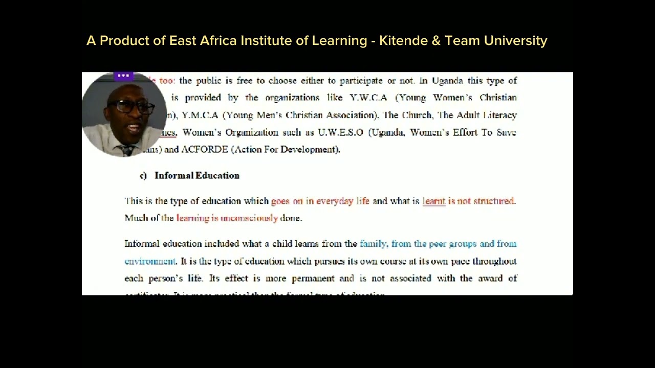 Sociology of Education - Lecture 3