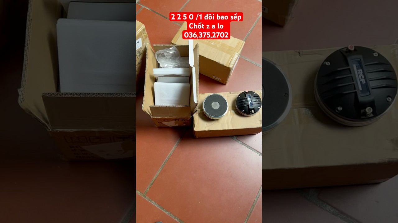 Loa treble 850 neo khối rcf coil 75 dẹt cối nh&ocirc;m