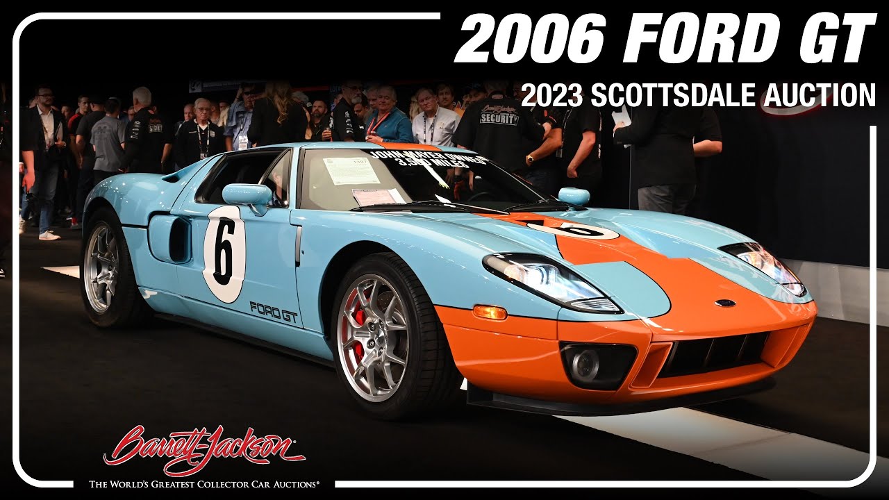 SOLD! John Mayer's 2006 Ford GT Heritage Edition - BARRETT-JACKSON 2023 SCOTTSDALE AUCTION