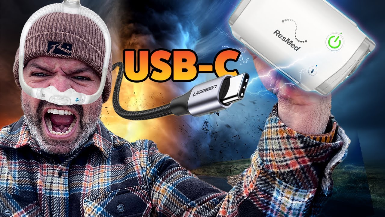 Подключите ResMed через USB-C — AirPro Copilot