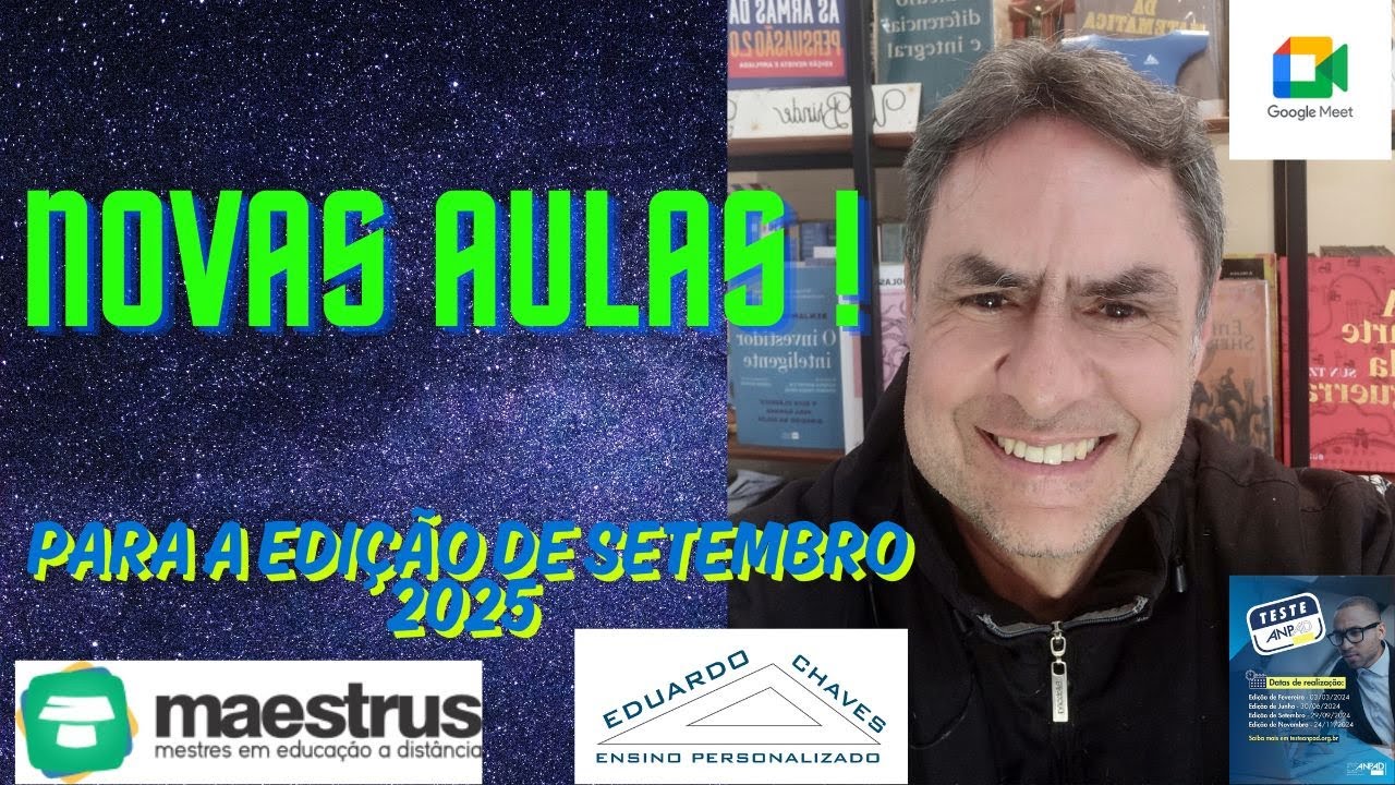 Teste Anpad e IA- Curso Eduardo Chaves - Novas aulas !!!!