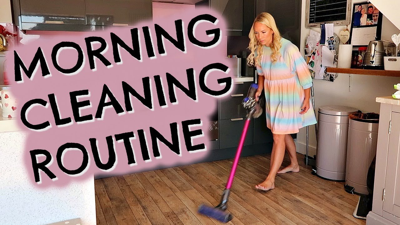 DAILY MORNING CLEANING ROUTINE OF A MOM / MUM  |  SPEED CLEANING