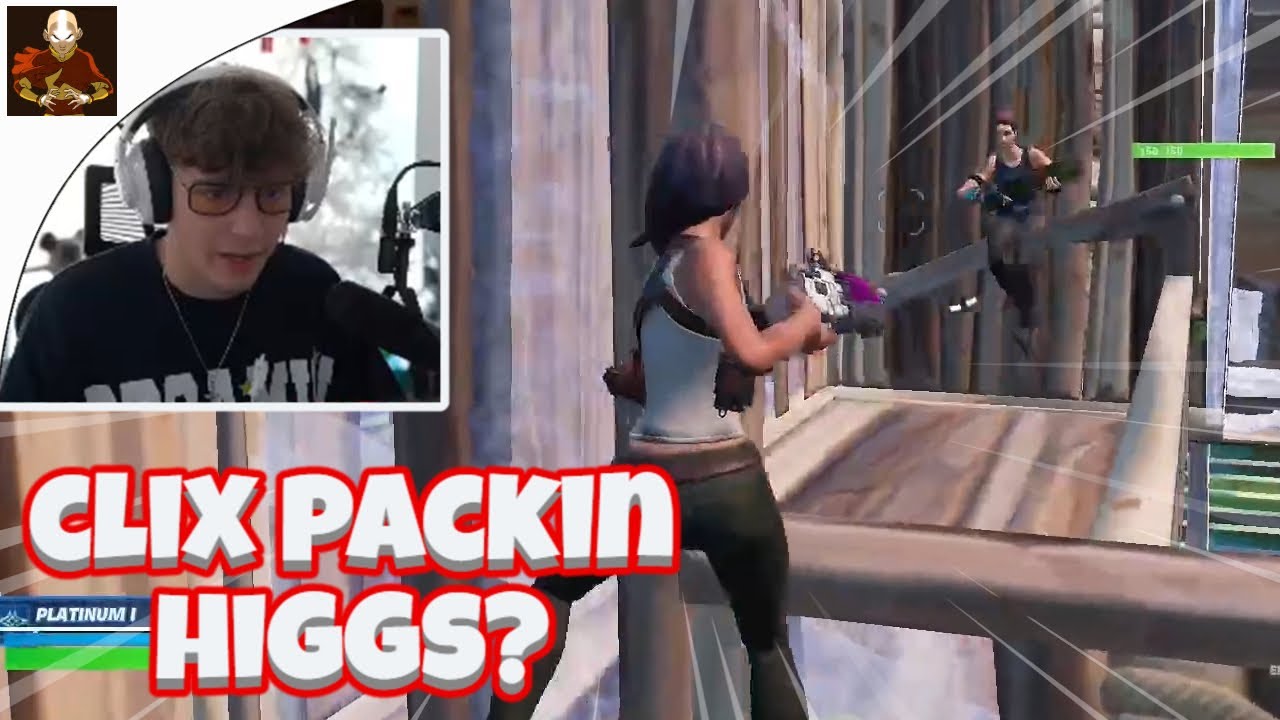 CLIX vs HIGGS😳 (1v1 REALISTICS) [FORTNITE TOKEN/WAGER]