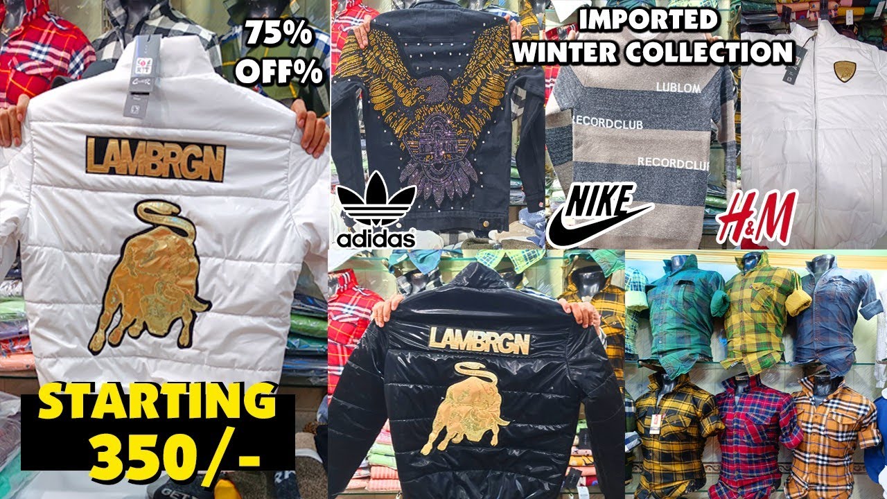 Imported Brands ❤️ Winter  Jacket, Hoodie, Denim | Adidas, Puma, Nike at Cheapest Price 😱