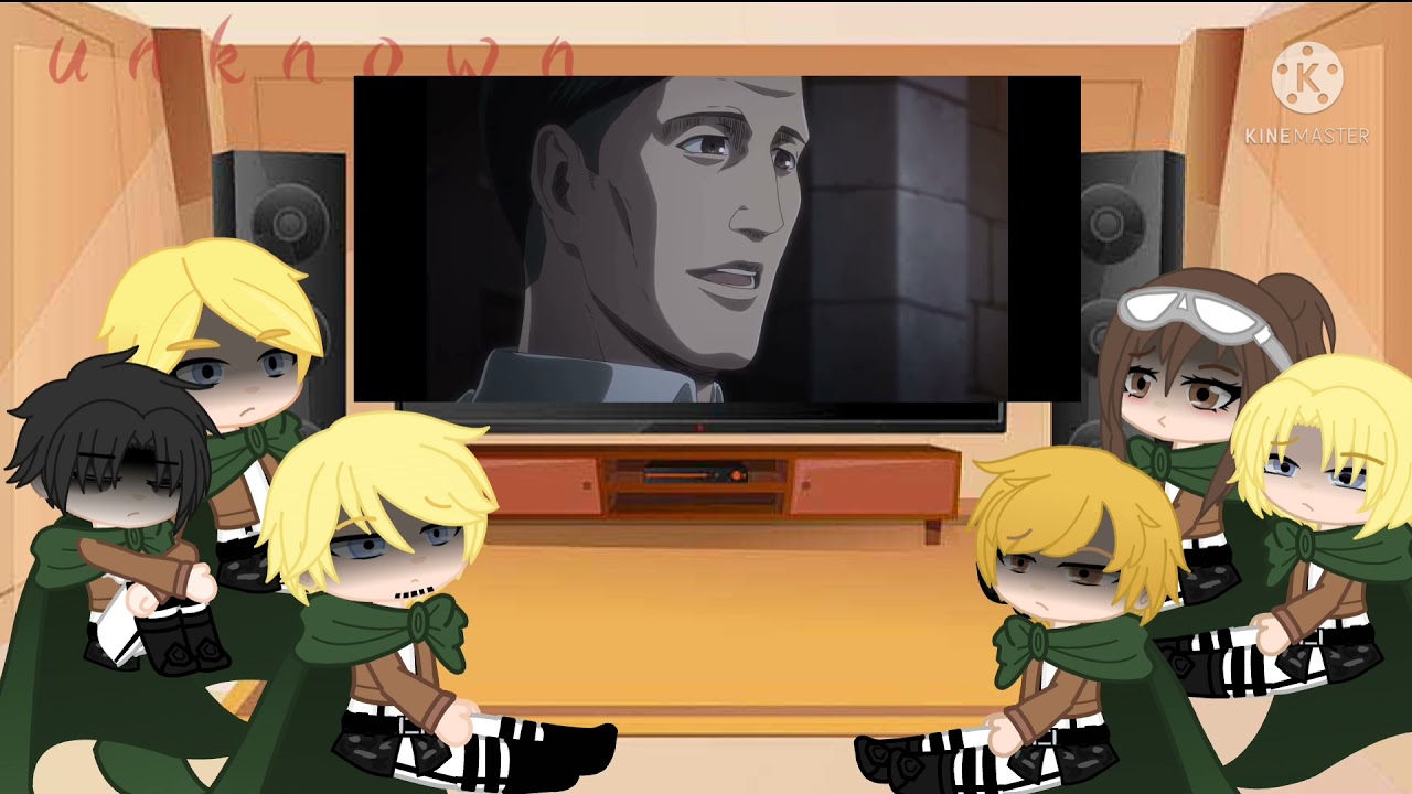 Past Aot react part 7/? (Erwin,levi and others)