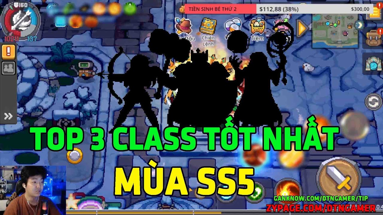 TOP 3 CLASS  CHƠI TỐT NHẤT TẠI MÙA SS5 SOUL KNIGHT PREQUEL