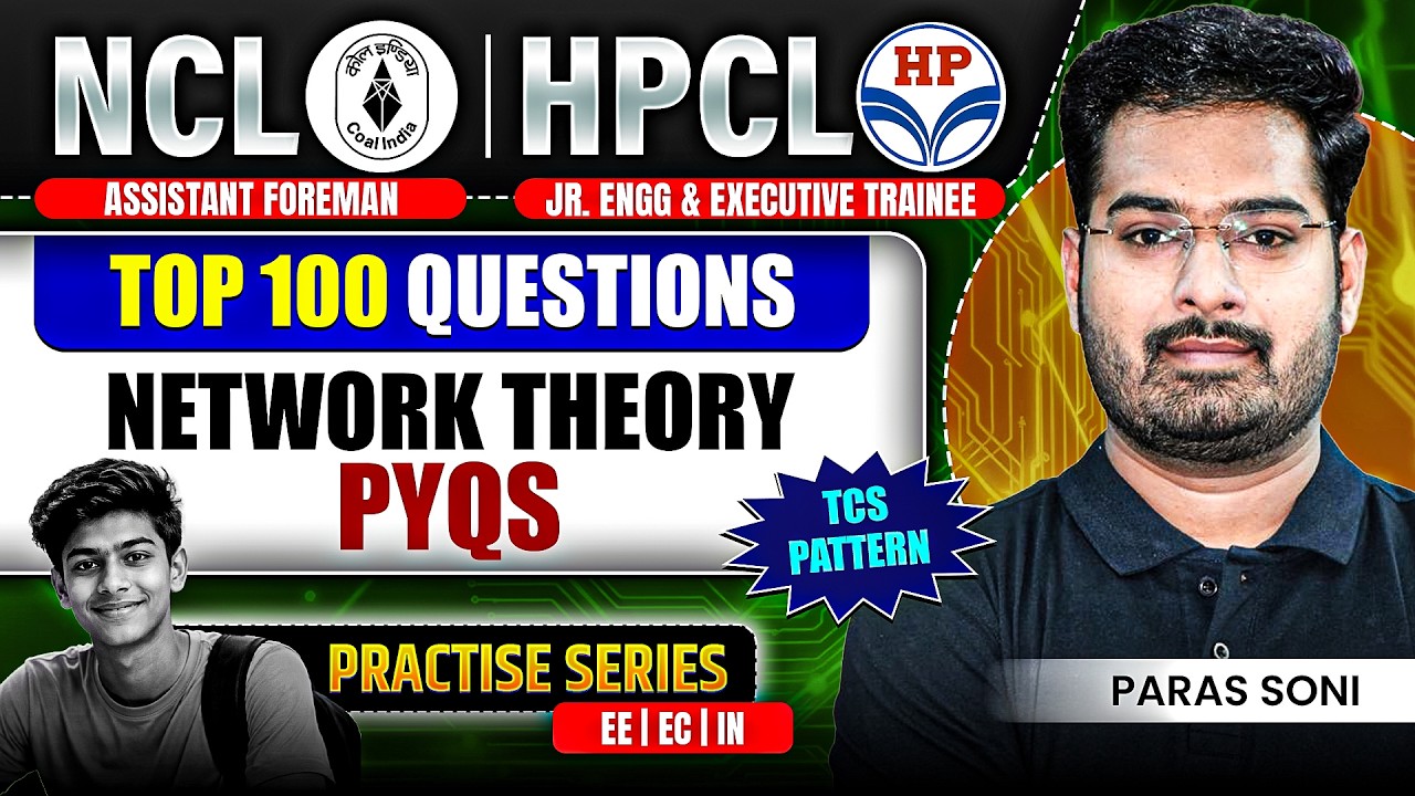 HPCL Recruitment 2026 I HPCL PYQs Session | 1000 Most Important Questions for JE & ET (EE/EC/IN)