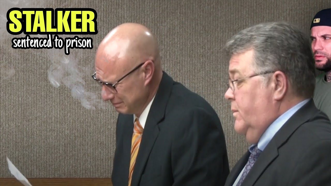 STALKER CRIES WHILE BEING SENTENCED TO PRISON