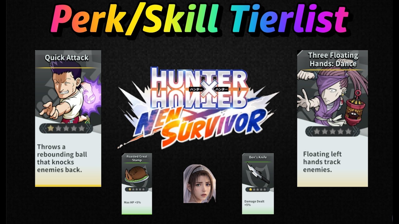 Perk/Skill Tierlist - HUNTERxHUNTER NENxSURVIVOR