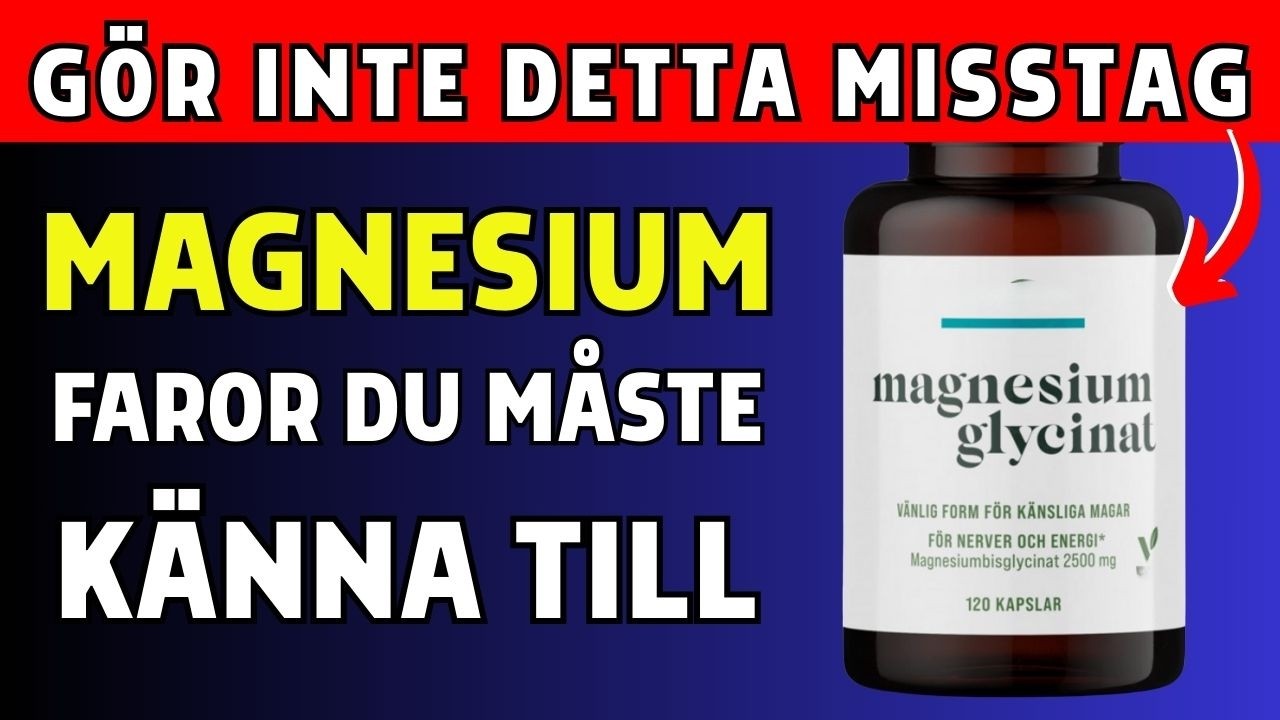 Magnesium: 4 varningssignaler när du ALDRIG bör ta det – och 5 tydliga behov