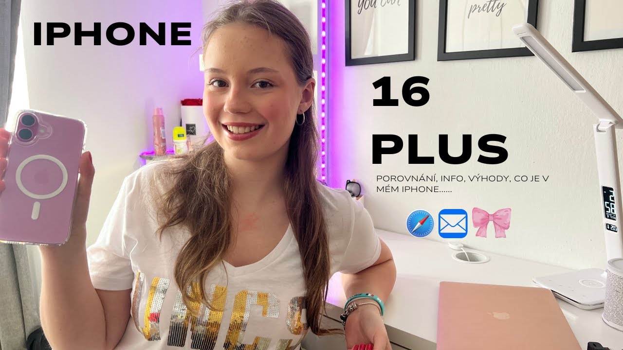 iPhone 16 Plus // porovnání, info + co je v mém mobilu.......