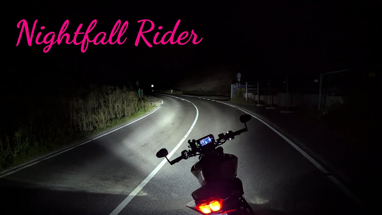 POV: A Calm Night Ride to Unwind