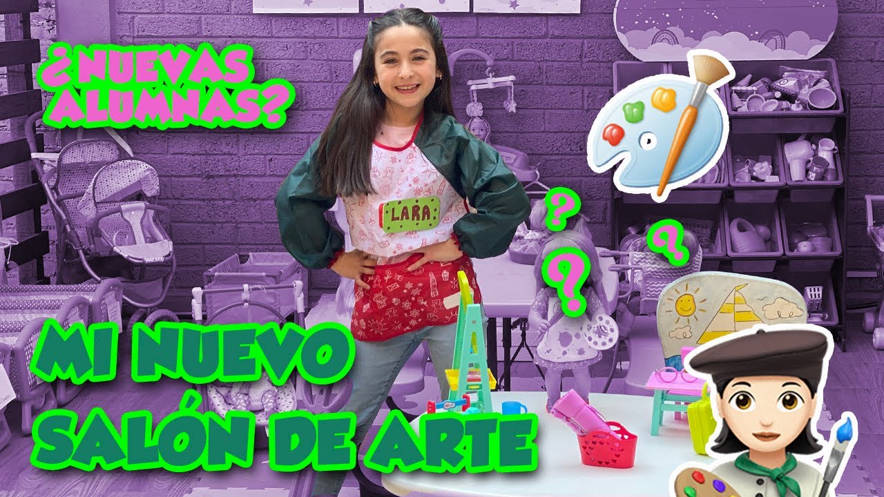 Nuevo salón de arte ! Llegan  alumnas nuevas a la guardería 🎨📒📚🖍✏️
