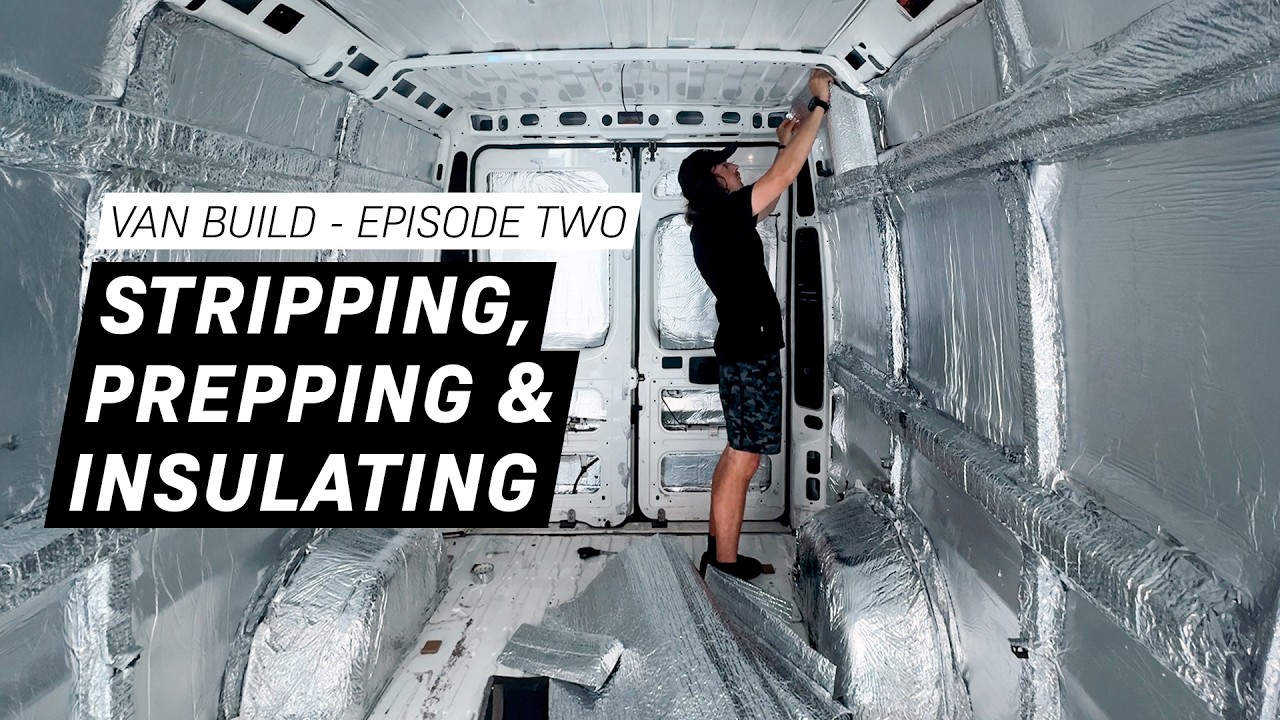 From Shell To Insulated // Citroen Relay Campervan Build - Episode 2