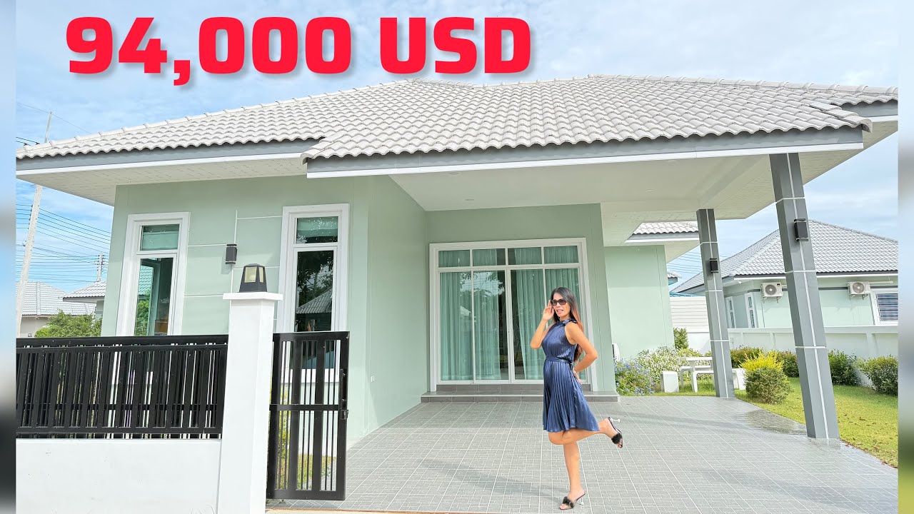 What does 94K USD buy you Villa in Hua Hin Thailand? House tour with Jira