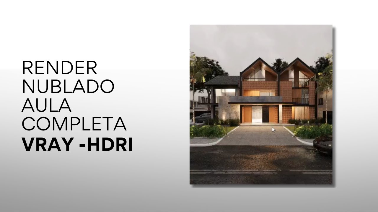 Como fazer render em dia de chuva | vray sketchup