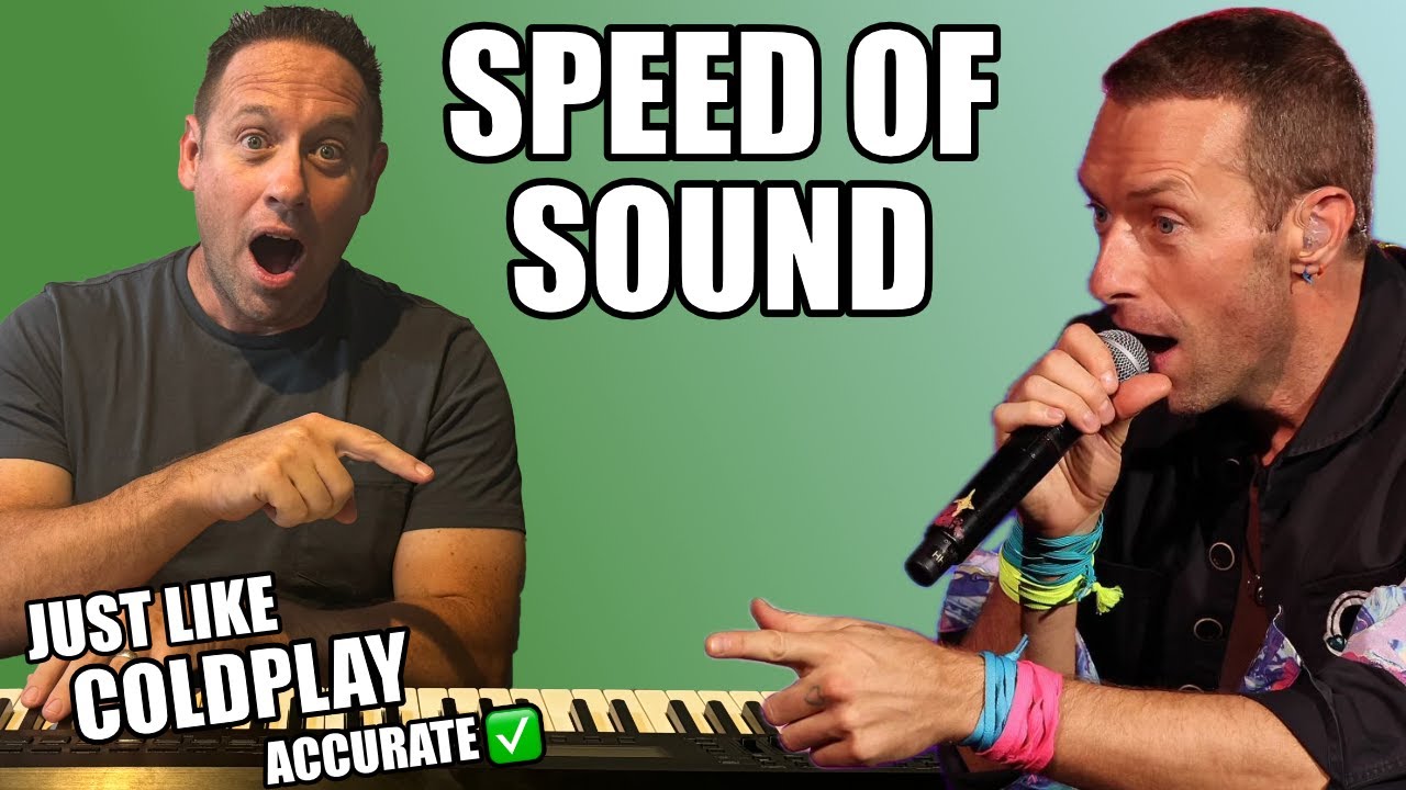 Научитесь играть на пианино | Speed ​​Of Sound — Coldplay | Точный урок | Простое руководство