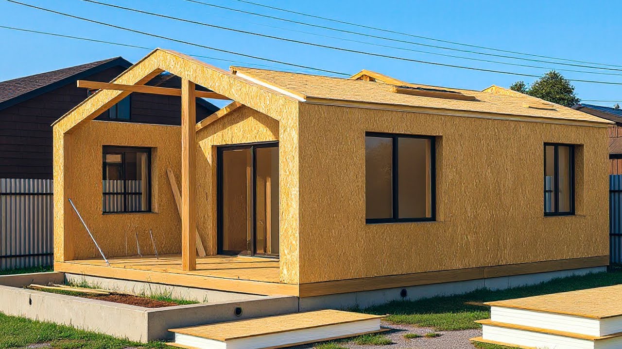 Мы построили красивый дом за 20 дней — от начала до конца