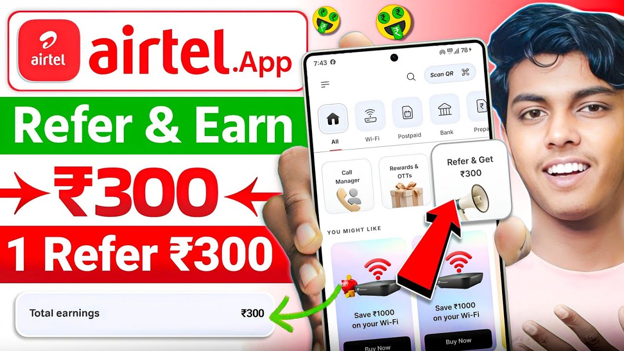 How to Refer and Earn with the Airtel Thanks App | Airtel App Refer and Earn | Airtel Payments Ba...