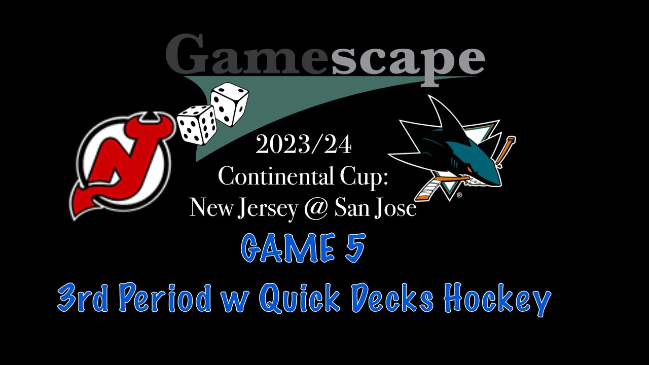 Quick Decks Hockey: Conclusion of New Jersey-San Jose, Game 5