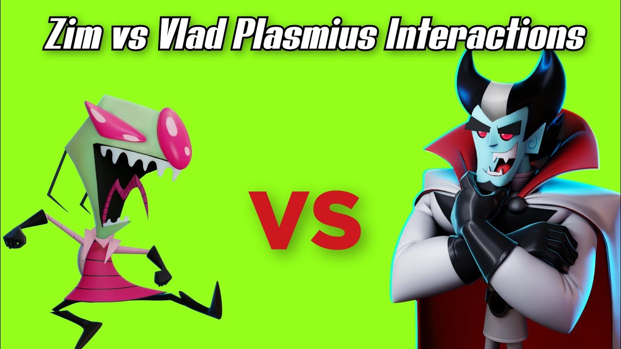Nickelodeon All-Star Brawl 2 - Zim vs Vlad Plasmius Interactions