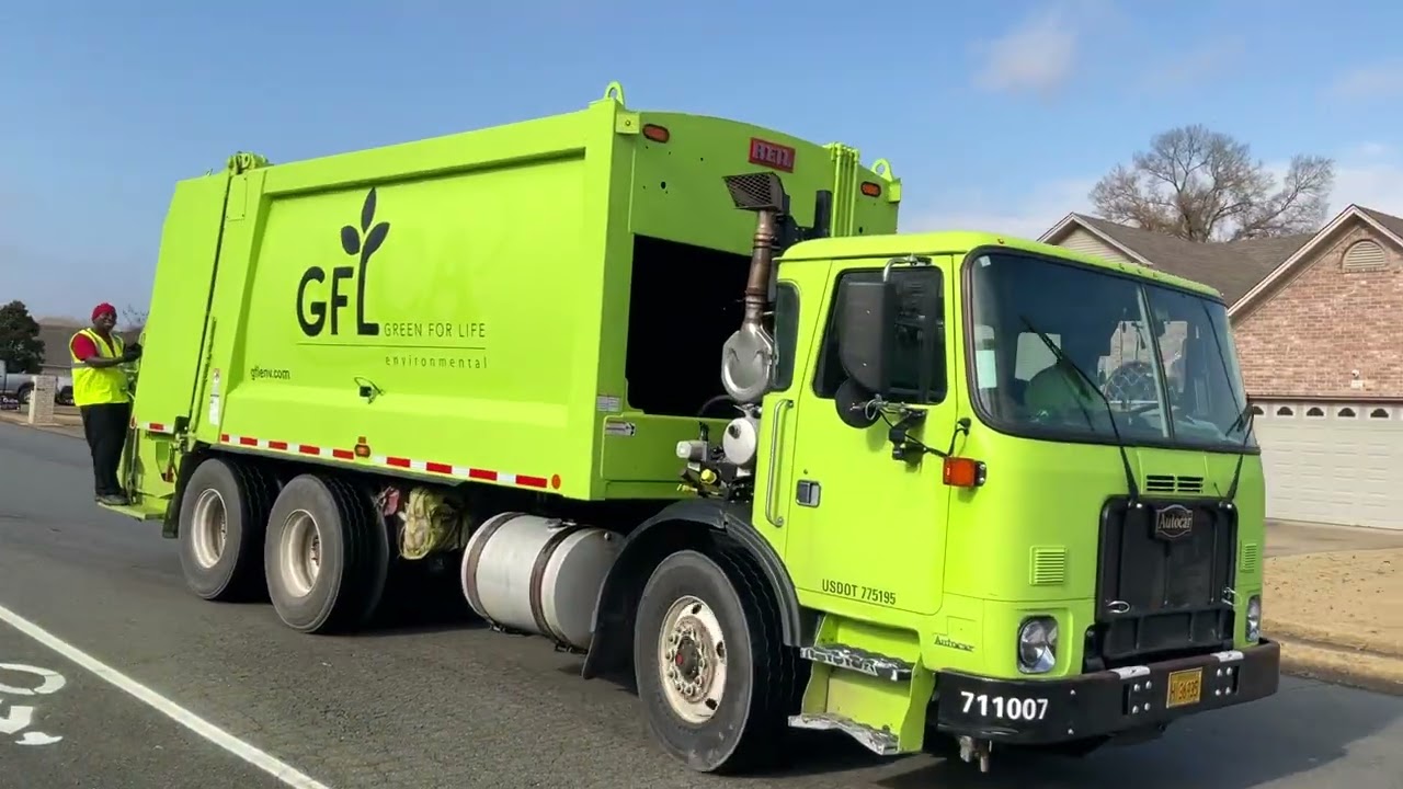 GFL’s Final Days in Cabot: Autocar ACX Heil DuraPack 5000 Rear Loader Garbage Truck