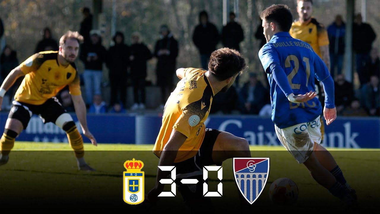 RESUMEN | Oviedo Vetusta 3-0 Gimnástica Segoviana | 2RFEF 25/26 | Jornada 16