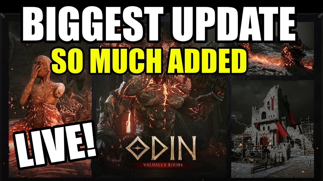 Biggest update! Come to !ODIN | New zone Muspelheim, Avatars, Mounts & WEAPON SKINS Valhalla Rising