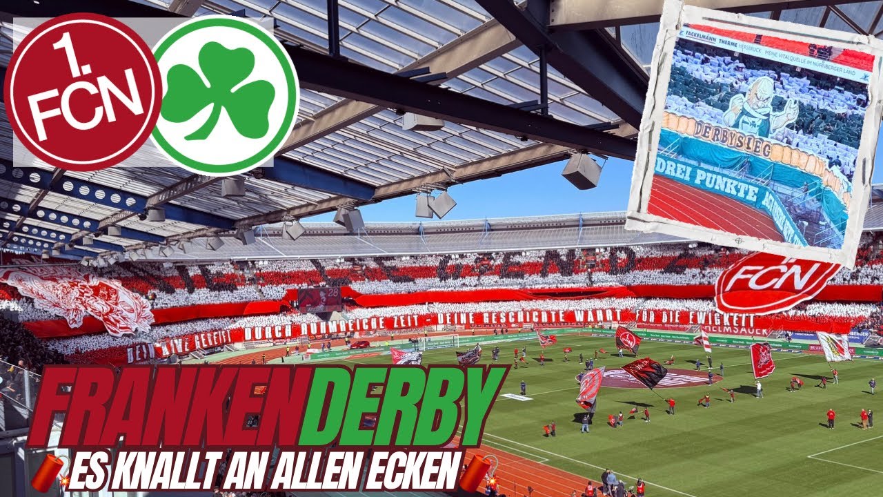 🔥FRANKENDERBY MIT XXXL CHOREO!!! / 1. FC Nürnberg vs. SpVgg Fürth / Stadionvlog FANPRIMUS