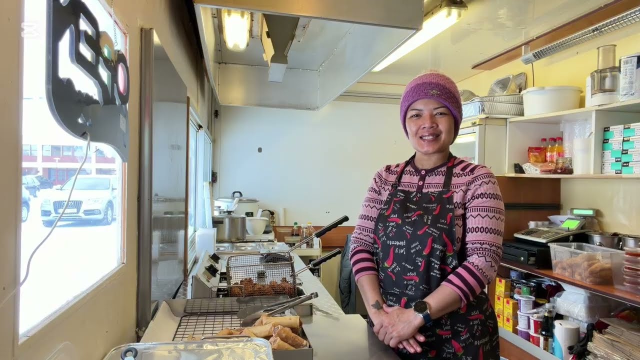 ขายอาหารบนรถฟู้ดทรัคในนอร์เวย์วันอังคารที่10มีนาคม #ขายอาหาร #ฟู้ดทรัค #ชีวิตในต่างแดน 