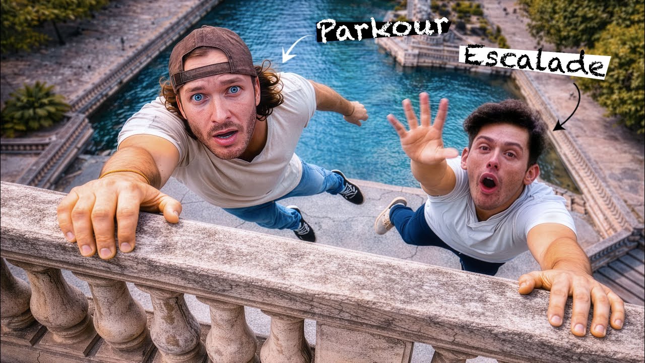 Je D&eacute;fie un Grimpeur PRO au Parkour ! (je ne m'attendais pas &agrave; &ccedil;a)