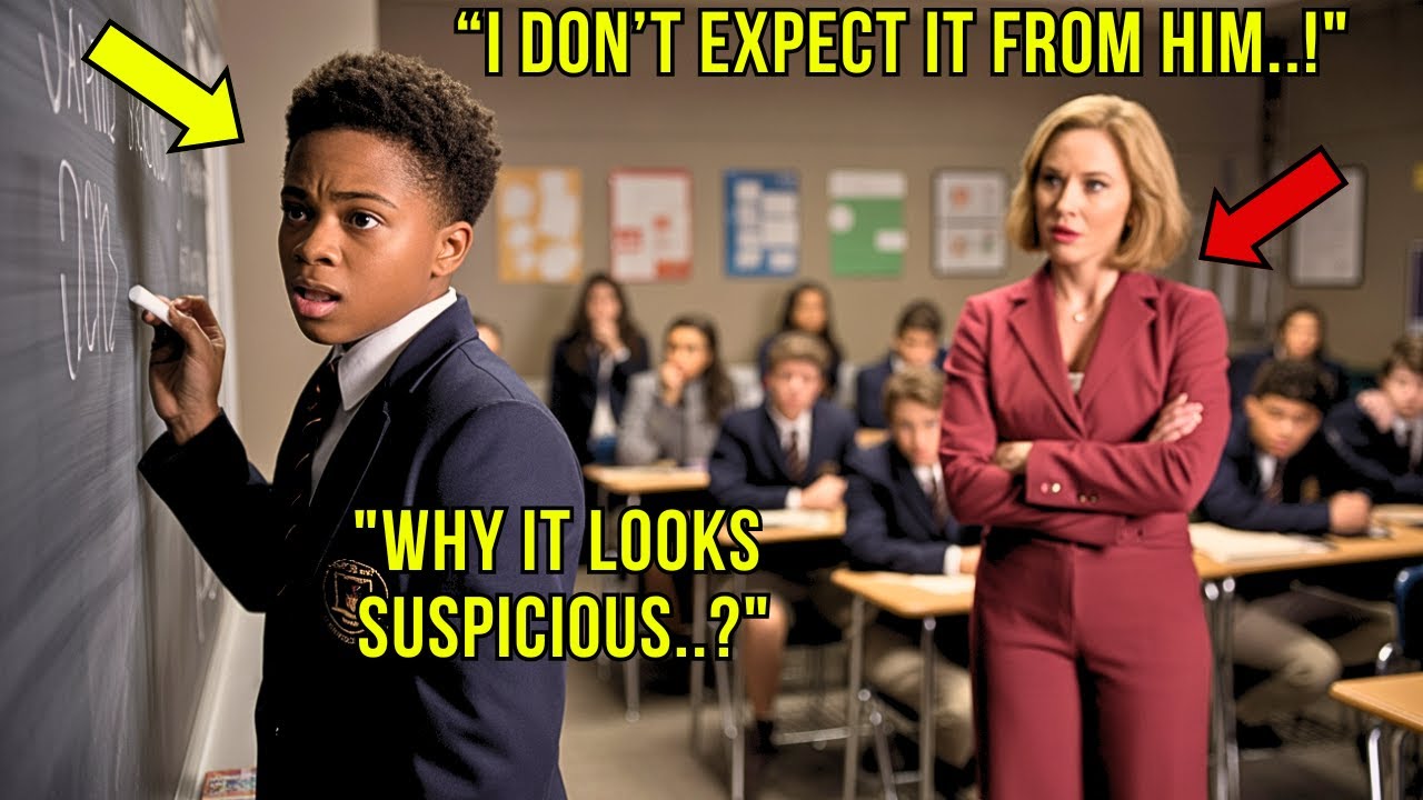 Black Boy Raised His Hand To Solve a Complex Calculus, Everyone Laughed—But After 2 Minutes…