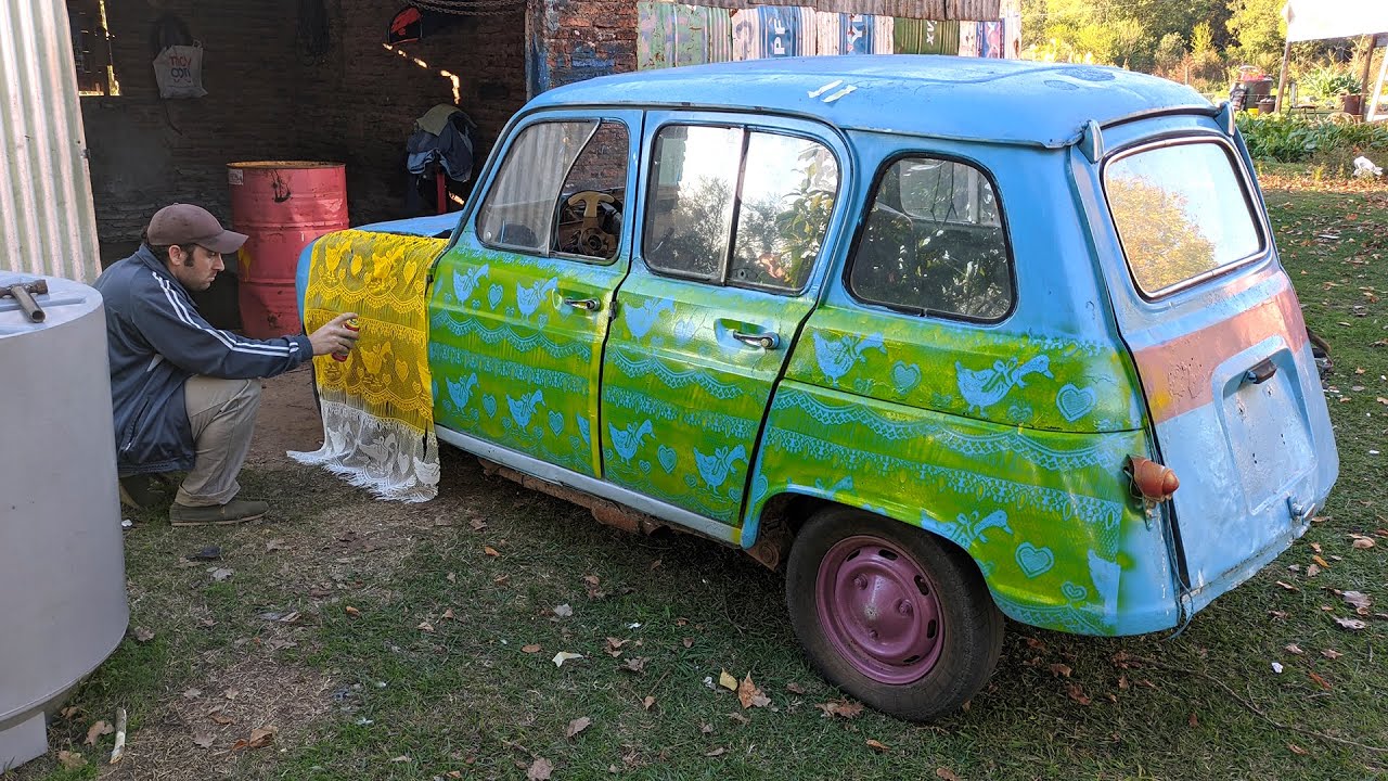 PLOTEANDO EL RENAULT 4L EN CASA - AL MAS PURO ESTILO RADIALERO - Radialero Team
