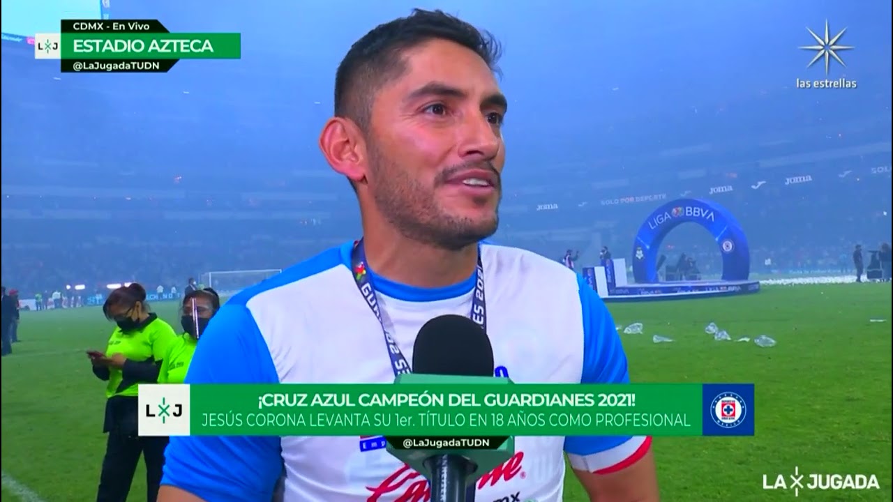 Entrevista  de J. Corona | Cruz Azul 1 - 1 Santos  | LIGA BBVA MX - Guard1anes 2021