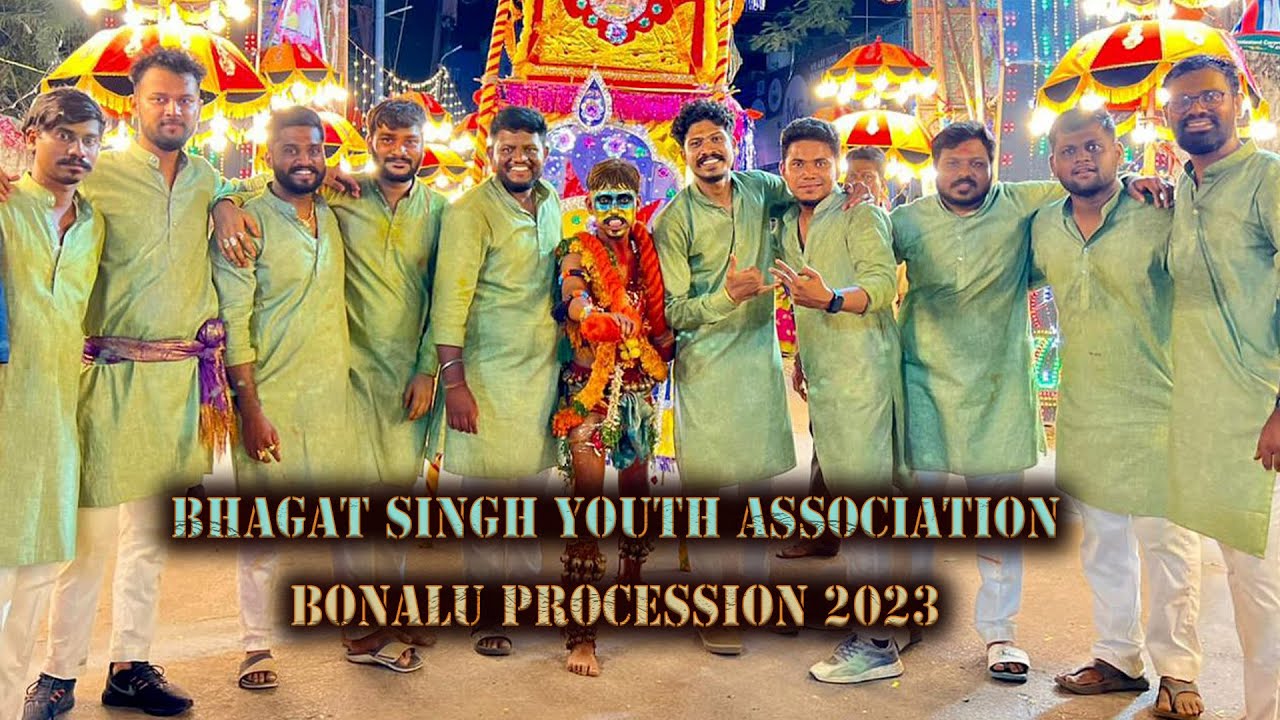 UPPUGUDA BONALU 2023 | BHAGAT SINGH YOUTH ASSOCIATION BONALU PROCESSION 4K |@ photogenic by saketh |
