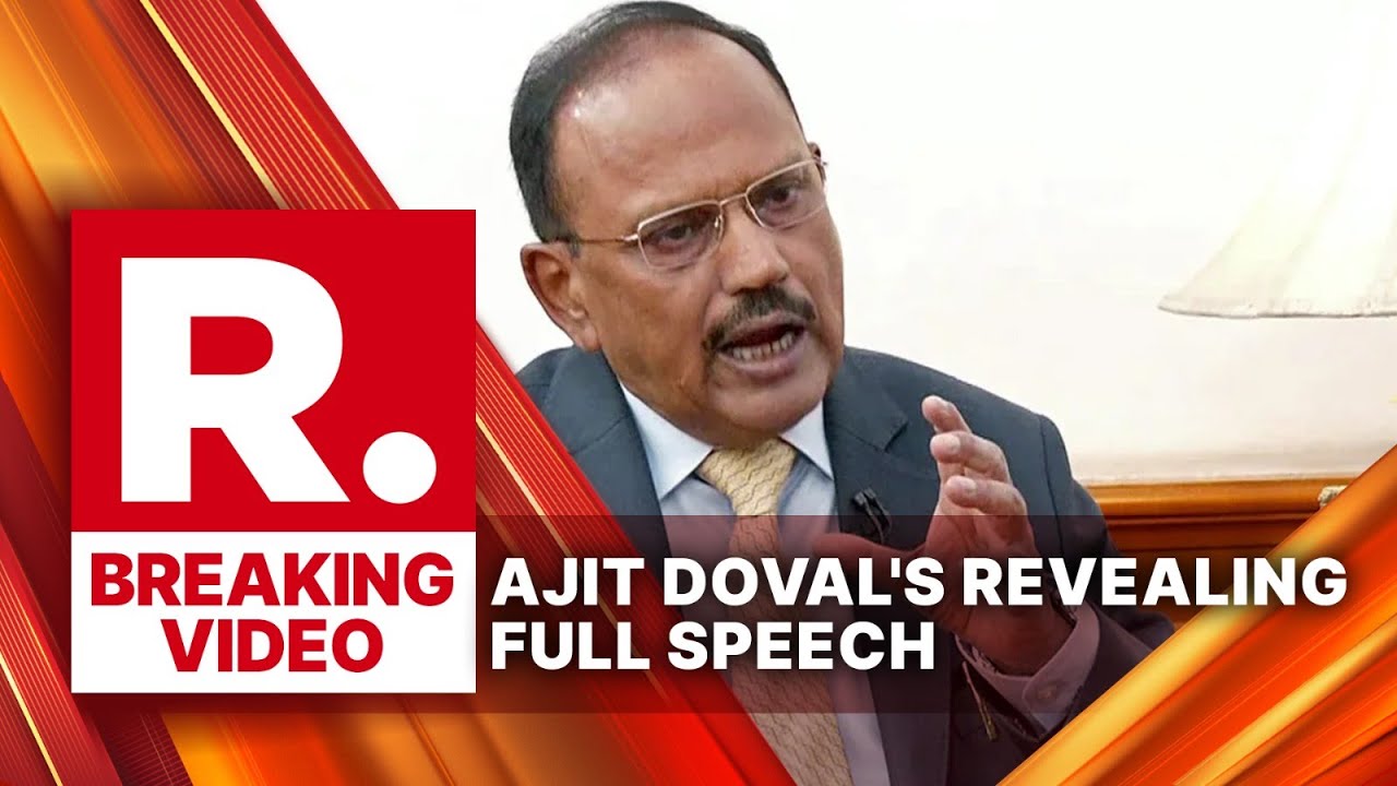 NSA Ajit Doval's FULL SPEECH at IIT Madras Convocation, Pierces Pakistan, Foreign Media & China