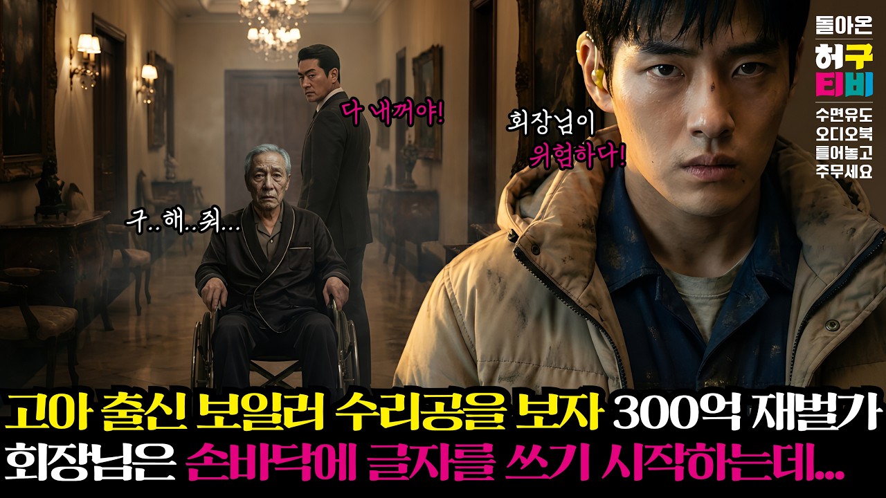 고아 출신 보일러 수리공을 보자 300억 재벌가 회장님은 손바닥에 글자를 쓰기 시작하는데... | 감동사연 오디오북