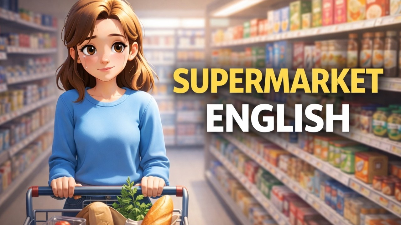 Supermarket English Conversation | English Listening Practice – Slow English