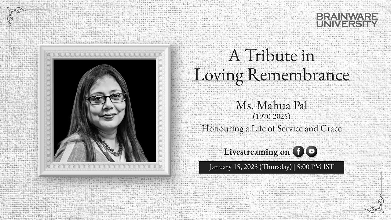In Loving Memory of Ms. Mahua Pal | Registrar | Condolence Meeting