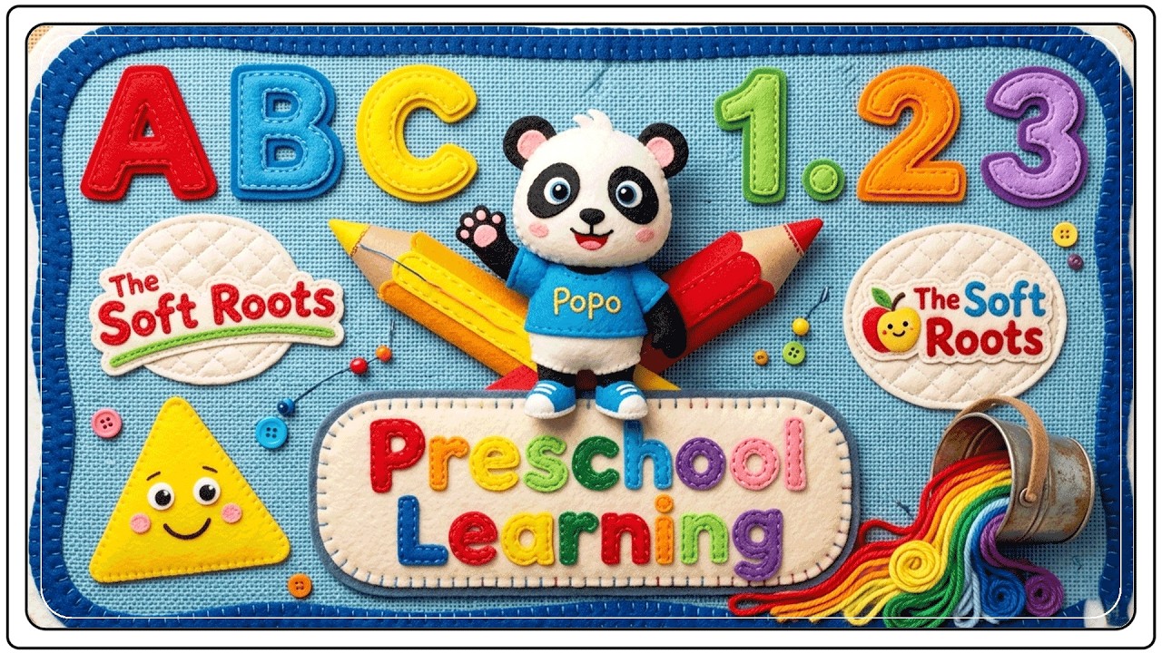 Preschool Learning activities for 3 year olds at home | Learn ABC Phonics Shapes Numbers Colors 🌈