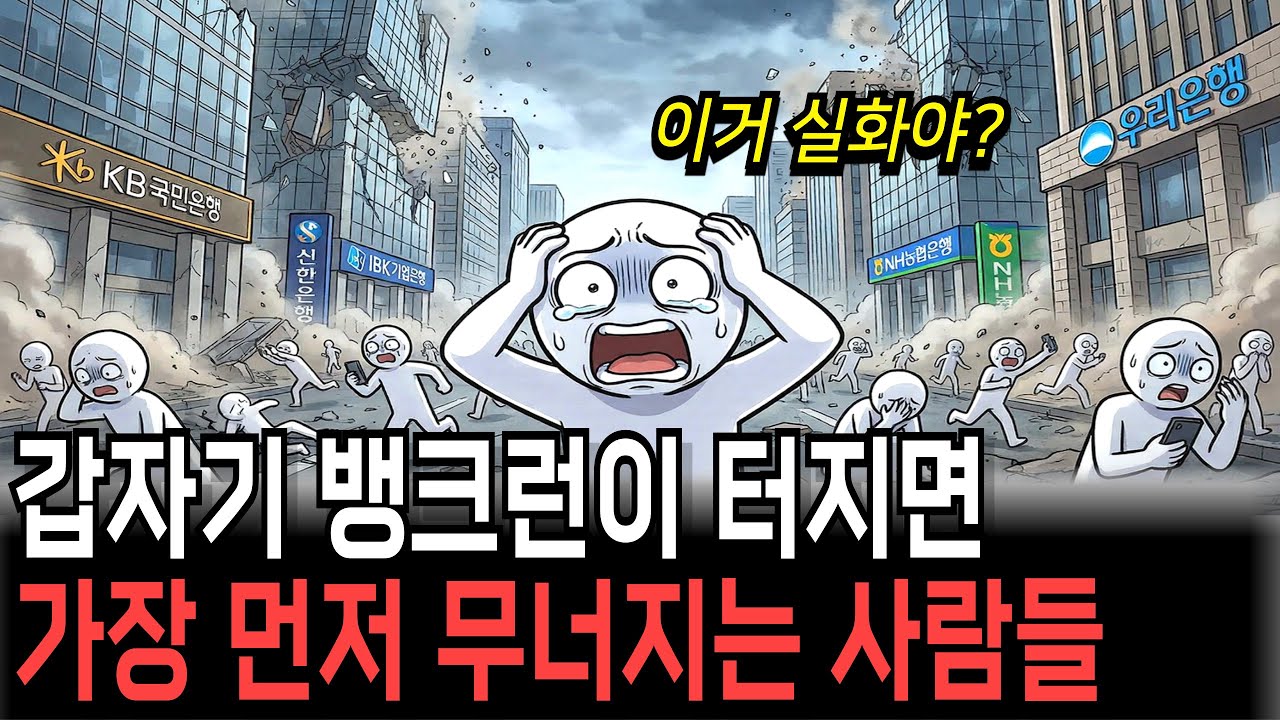 뱅크런 시뮬레이션… 대한민국에서 제일 먼저 쓰러지는 사람들