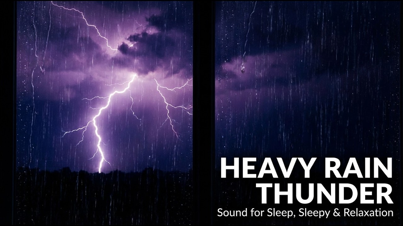 ASMR Rain and Night Rain for Sleeping – Relax, Unwind and Sleep Deeply