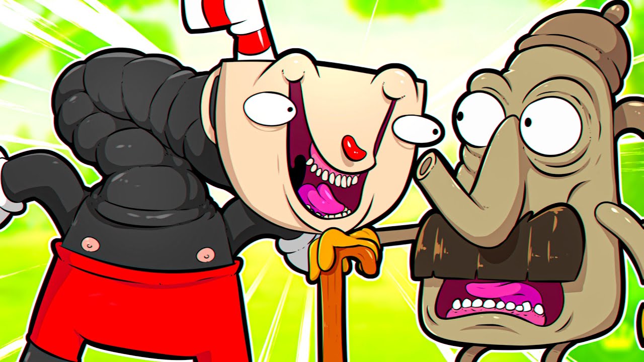 CUPHEAD, SÓ QUE 1000% BIZARRO! (ANIMAÇÃO REACT)