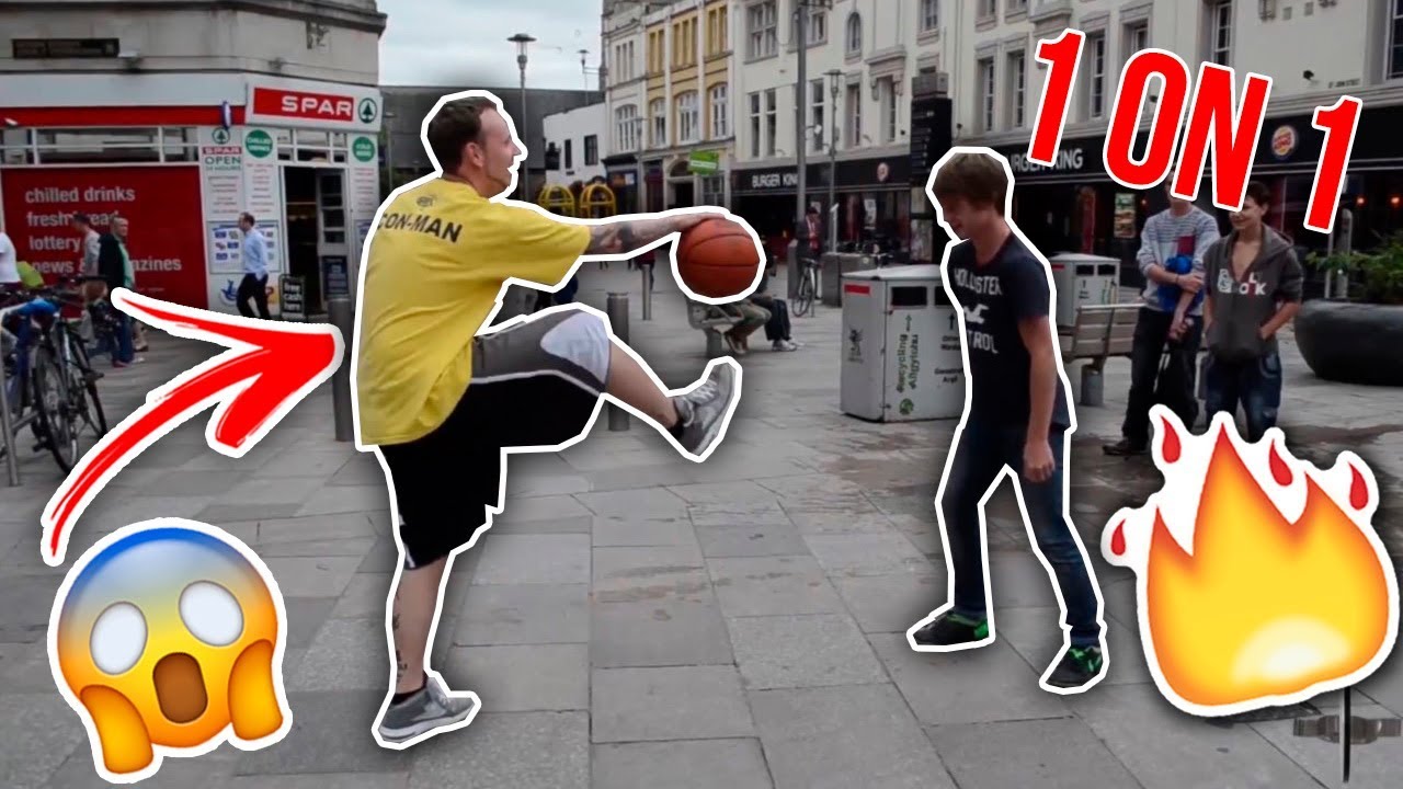 STREETBALL LEGEND CONMAN GOES 1 ON 1 WITH THE PUBLIC