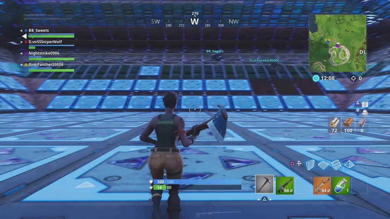 When Building A HUGE Battle Arena For An Hour In Fortnite Goes Wrong... Fortnite Trolling